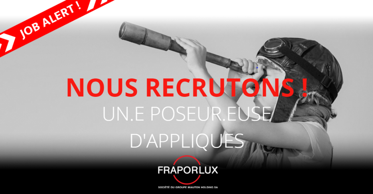 POSEUR DAPPLIQUES NEW