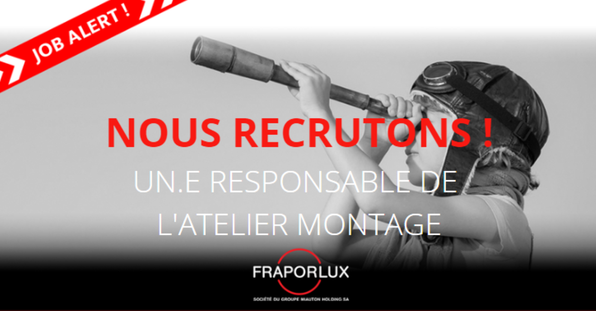 RESPONSABLE MONTAGE